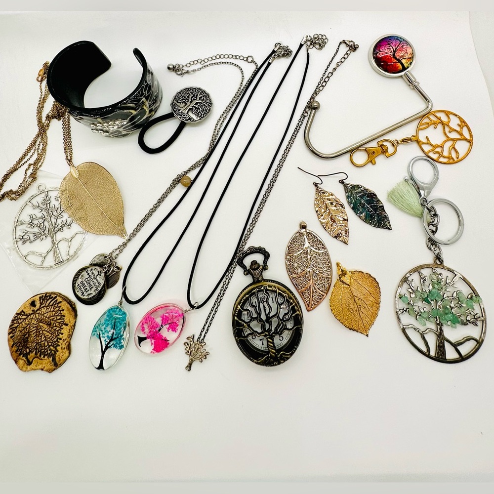 Tree of life LEAF Jewelry lot